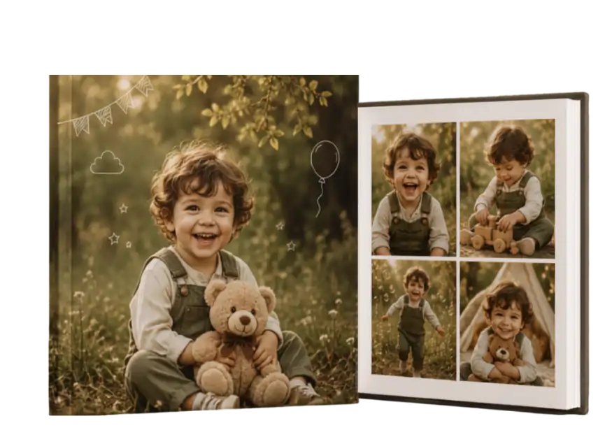 Album foto Soft personalizat pentru copii