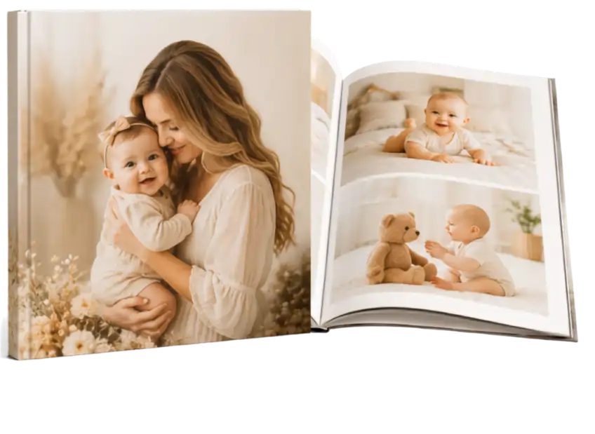 Fotocarte personalizată pentru copii cu copertă flexibilă