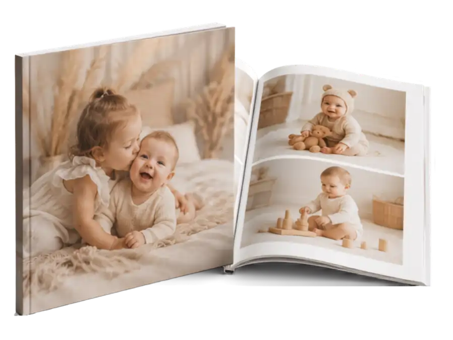 Fotocarte personalizată pentru copii cu copertă tare
