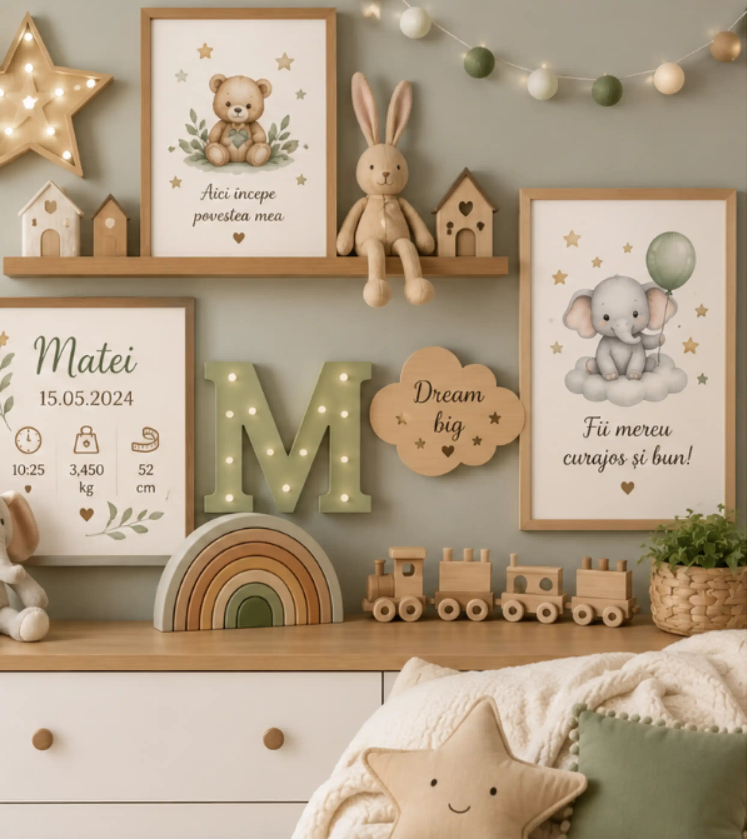Decor personalizat pentru camera copilului