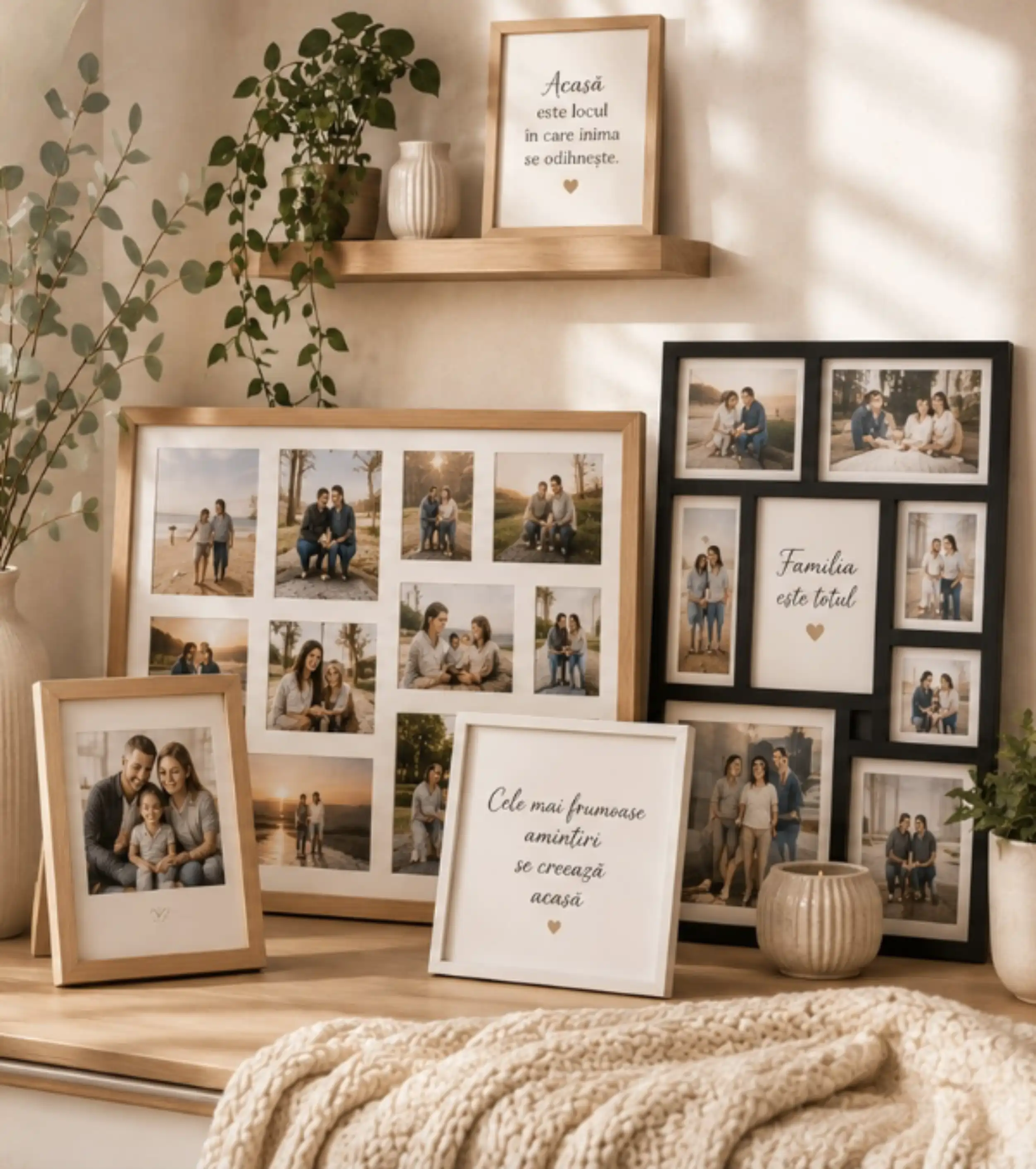 Rame foto și colaje personalizate