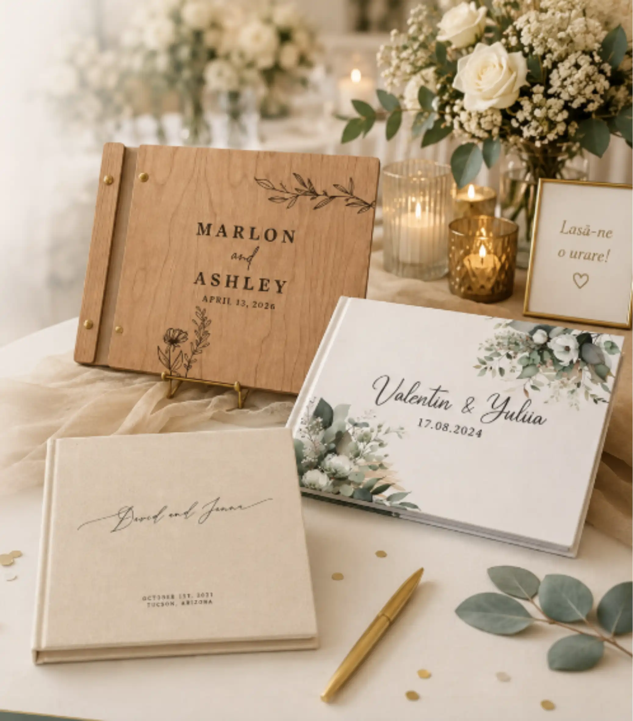 Guest Book personalizat pentru evenimente