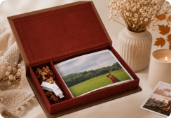 Cutie premium pentru fotografii și amintiri personalizată