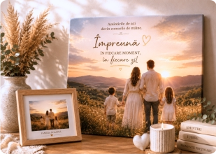 Decorațiuni personalizate pentru casă cu tablouri, rame foto și plachete decorative