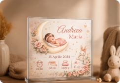 Plachete personalizate din lemn și acril cu fotografie și gravură