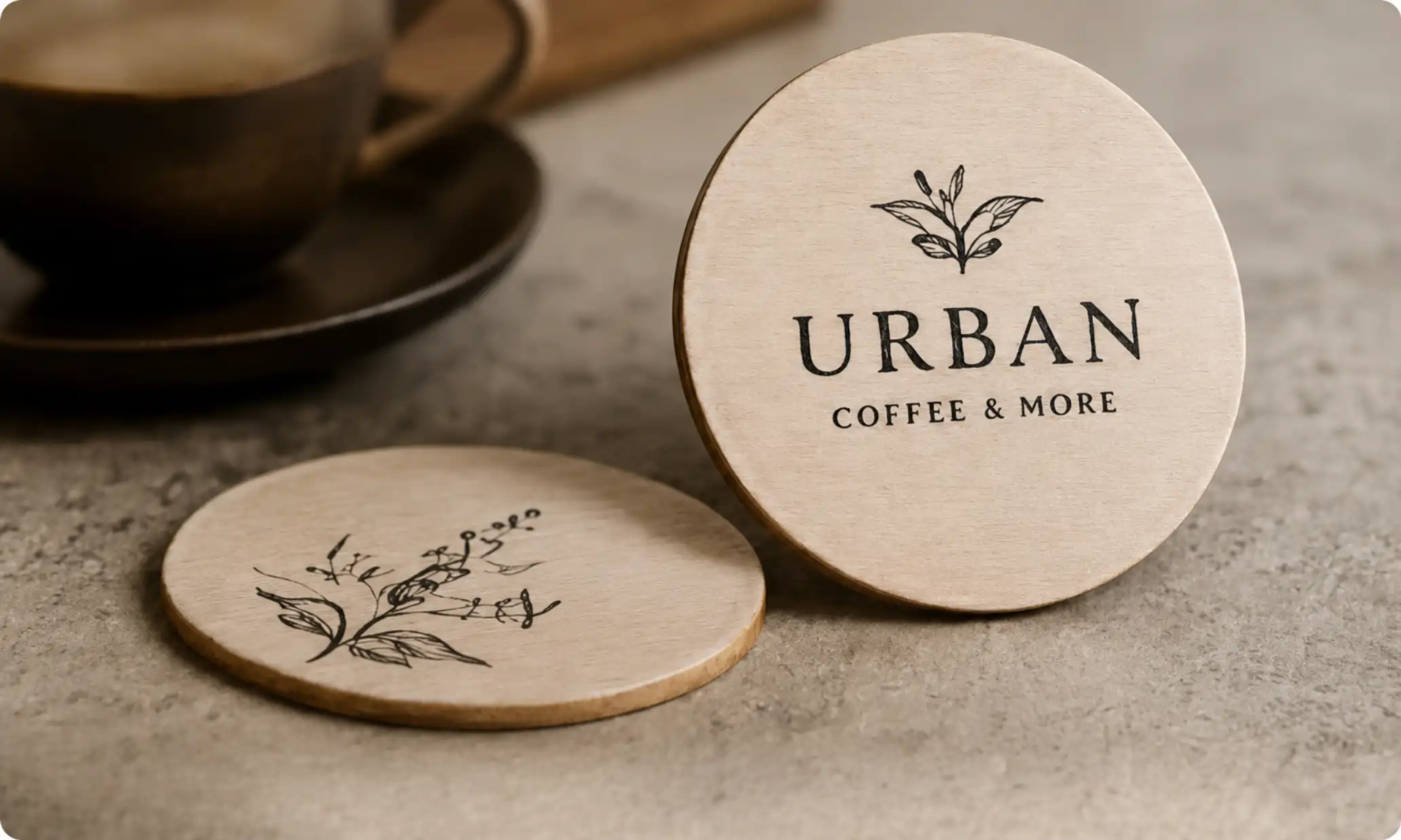 Suporturi pentru pahare personalizate HoReCa